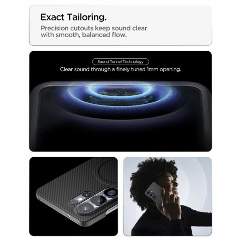 Etui Spigen AirSkin Aramid Mag MagSafe na Samsung Galaxy S26 Ultra - czarne