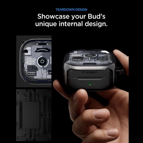 Etui Spigen Ultra Hybrid Zero One na Samsung Galaxy Buds 4 / 4 Pro - czarne