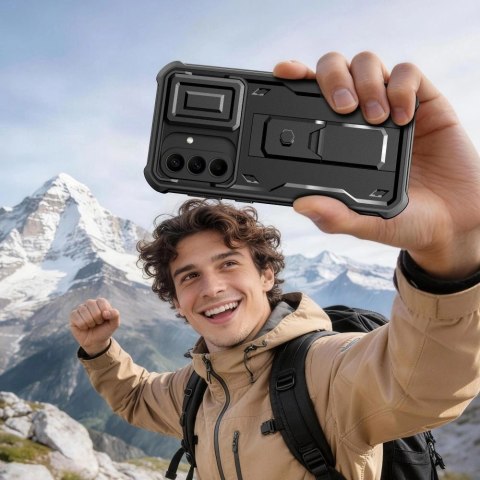 Etui Tech-Protect Kevlar Cam+ 2-Set na Samsung Galaxy A57 5G - czarne