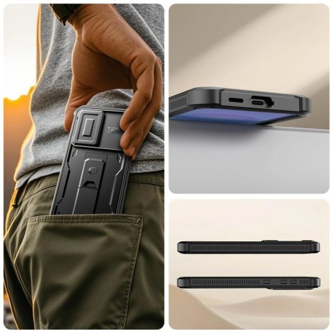 Etui Tech-Protect Kevlar Cam+ 2-Set na Samsung Galaxy A57 5G - czarne