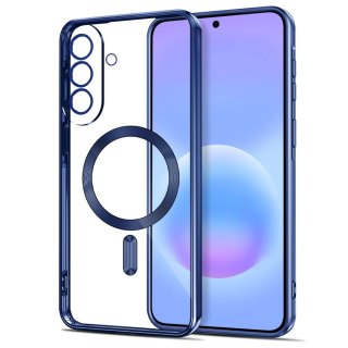 Etui Tech-Protect MagFlex MagSafe na Samsung Galaxy A57 5G - przezroczysto-niebieskie