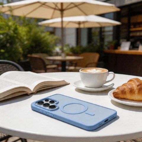 Etui Tech-Protect Magmat MagSafe na Samsung Galaxy S26 Ultra - niebieskie matowe