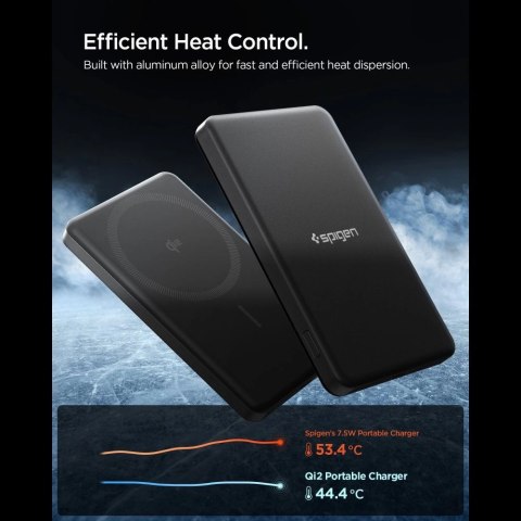 Powerbank Spigen Essential EA2205MQ 5000MAH 22.5W QI2 - czarny