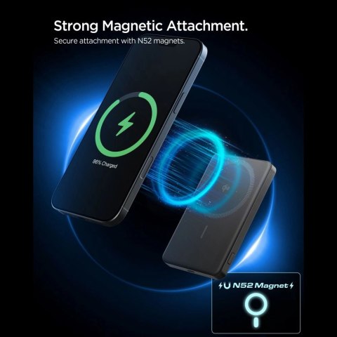 Powerbank Spigen Essential EA2205MQ 5000MAH 22.5W QI2 - czarny