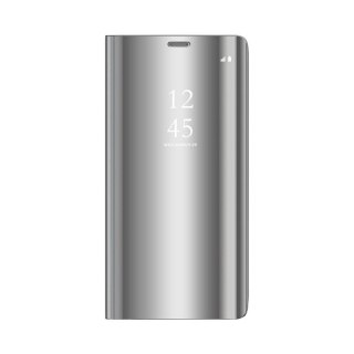 Etui Smart Clear View do Samsung Galaxy A15 4G / A15 5G srebrne