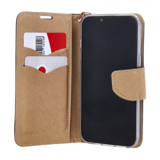 Etui Smart Fancy do Samsung Galaxy S24 Plus złoto-czarne