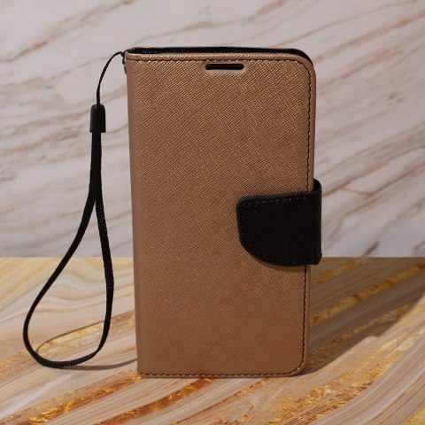 Etui Smart Fancy do Samsung Galaxy S24 Plus złoto-czarne Etui Smart Fancy do Samsung Galaxy S24 Plus złoto-czarne