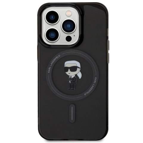Karl Lagerfeld nakładka do iPhone 15 Pro Max 6,7" KLHMP15XHFCKNOK czarna HC MAGSAFE IML IKONIK Karl Lagerfeld nakładka do iPhone 15 Pro Max 6,7" KLHMP15XHFCKNOK czarna HC MAGSAFE IML IKONIK
