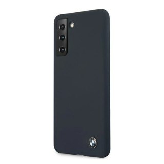 Etui BMW Silicone Signature na Samsung Galaxy S21 - granatowe