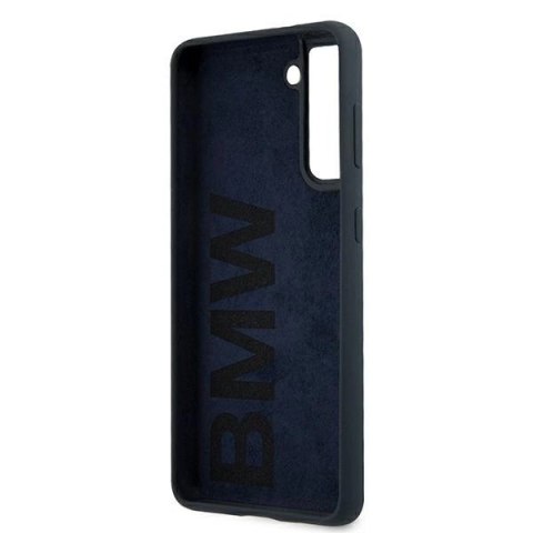 Etui BMW Silicone Signature na Samsung Galaxy S21 - granatowe
