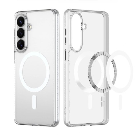 Etui Dux Ducis Clin Mag kompatybilne z MagSafe na Samsung Galaxy S26 Plus - przezroczyste