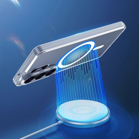Etui Dux Ducis Clin Mag kompatybilne z MagSafe na Samsung Galaxy S26 Ultra - przezroczyste
