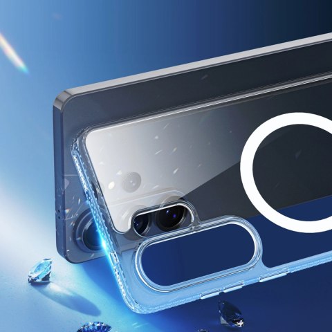 Etui Dux Ducis Clin Mag kompatybilne z MagSafe na Samsung Galaxy S26 Ultra - przezroczyste