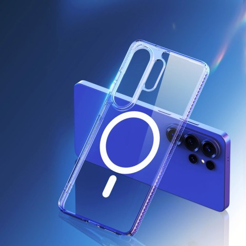 Etui Dux Ducis Clin Mag kompatybilne z MagSafe na Samsung Galaxy S26 Ultra - przezroczyste
