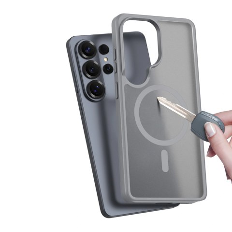 Etui Dux Ducis Yind na Samsung Galaxy S26 Ultra kompatybilne z MagSafe - szare