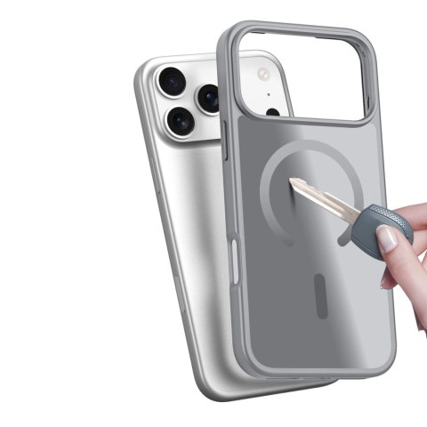 Etui Dux Ducis Yind na iPhone 17 Pro Max kompatybilne z MagSafe - szare