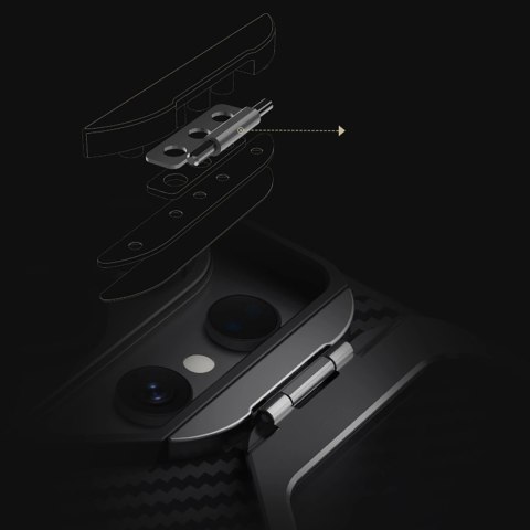 Etui Nillkin CarboProp Magnetic z osłoną aparatu i podstawką kompatybilne z MagSafe na Samsung S26 Ultra - czarne