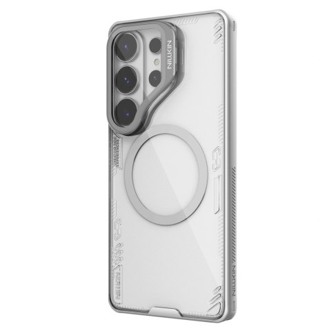 Etui Nillkin Iceblade Prop Magnetic z osłoną aparatu i podstawką kompatybilne z MagSafe na Samsung Galaxy S26 Ultra - przezroczy
