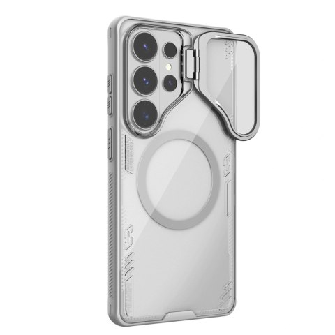 Etui Nillkin Iceblade Prop Magnetic z osłoną aparatu i podstawką kompatybilne z MagSafe na Samsung Galaxy S26 Ultra - przezroczy