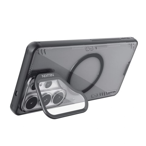 Etui Nillkin Iceblade Prop Magnetic z osłoną aparatu i podstawką kompatybilne z MagSafe na Samsung Galaxy S26 Ultra - przezroczy