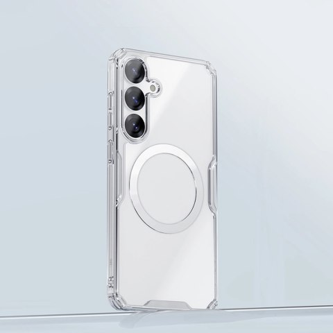 Etui Nillkin Nature TPU Pro Magnetic Case z MagSafe na Samsung S25 - białe