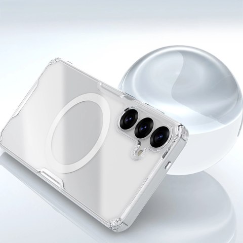 Etui Nillkin Nature TPU Pro Magnetic Case z MagSafe na Samsung S25 - białe