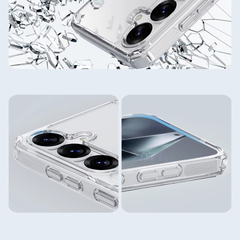 Etui Nillkin Nature TPU Pro Magnetic Case z MagSafe na Samsung S25 - białe