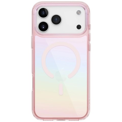 Etui UNIQ Iridescia na iPhone 17 Pro Magclick Charging - wielokolorowe