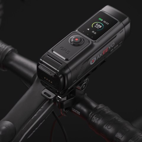Kamera sportowa AKEEYO 730Pro wideorejestrator 4K na kierownicę rower motocykl - czarna