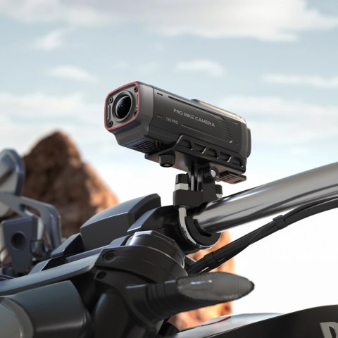 Kamera sportowa AKEEYO 730Pro wideorejestrator 4K na kierownicę rower motocykl - czarna
