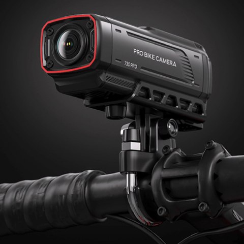 Kamera sportowa AKEEYO 730Pro wideorejestrator 4K na kierownicę rower motocykl - czarna