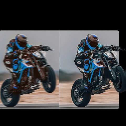 Kamera sportowa AKEEYO AKY-710S wideorejestrator 4K na kierownicę motocykl - czarna
