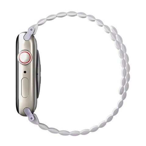 Pasek Uniq Revix na Apple Watch 42 / 44 / 45 / 49 mm - liliowo-biały