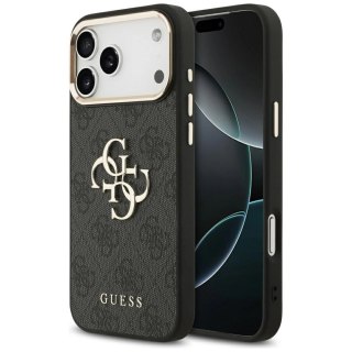 Etui Guess 4G Big 4G Classic Logo na iPhone 17 Pro Max - czarno-złoty