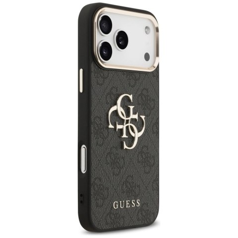 Etui Guess 4G Big 4G Classic Logo na iPhone 17 Pro Max - czarno-złoty