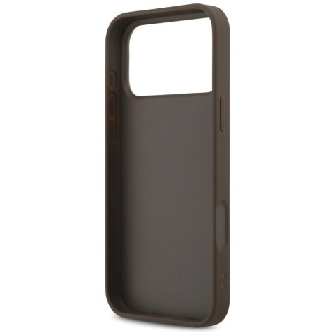 Etui Guess 4G Classic na iPhone 17 Pro Max - brązowe