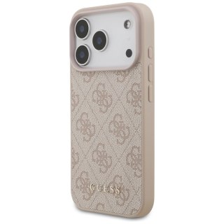 Etui Guess 4G Classic na iPhone 17 Pro - różowe