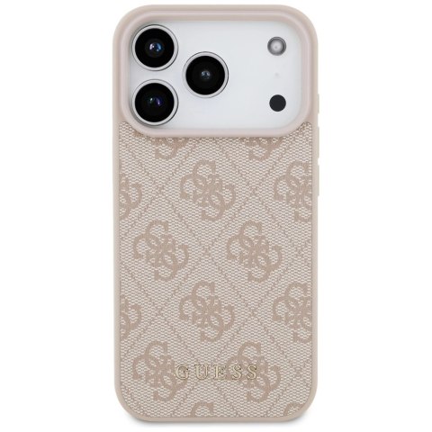 Etui Guess 4G Classic na iPhone 17 Pro - różowe