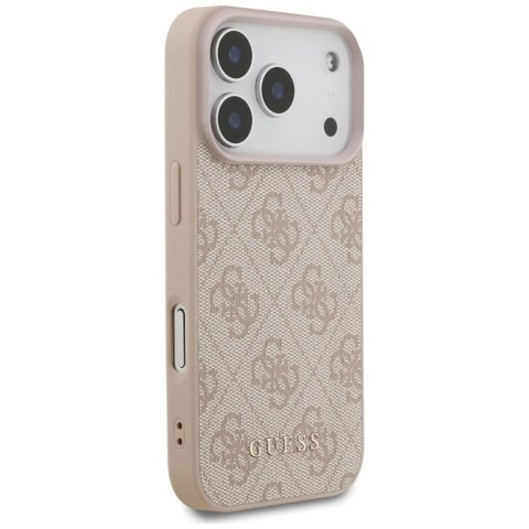 Etui Guess 4G Classic na iPhone 17 Pro - różowe