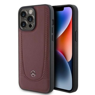 Etui Mercedes Leather Urban Bengale na iPhone 15 Pro - czerwone