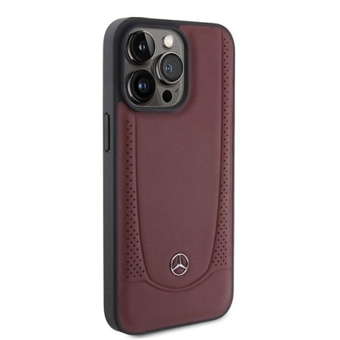 Etui Mercedes Leather Urban Bengale na iPhone 15 Pro - czerwone