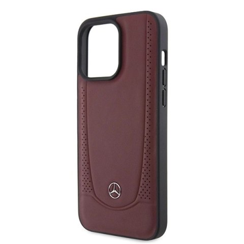 Etui Mercedes Leather Urban Bengale na iPhone 15 Pro - czerwone
