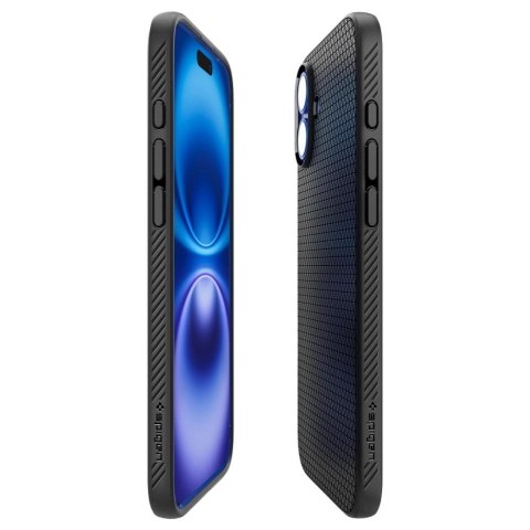 Etui Spigen Liquid Air na iPhone 16 Plus - czarne