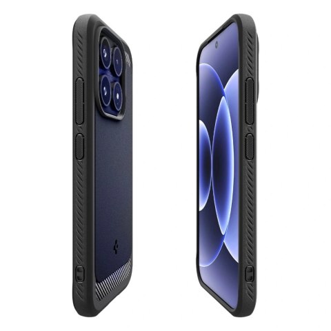 Etui Spigen Rugged Armor na Xiaomi 17 - czarne