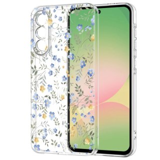 Etui Tech-Protect FlexAir na Samsung Galaxy A27 - przezroczysto-kwiatowy