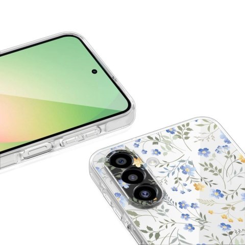 Etui Tech-Protect FlexAir na Samsung Galaxy A27 - przezroczysto-kwiatowy