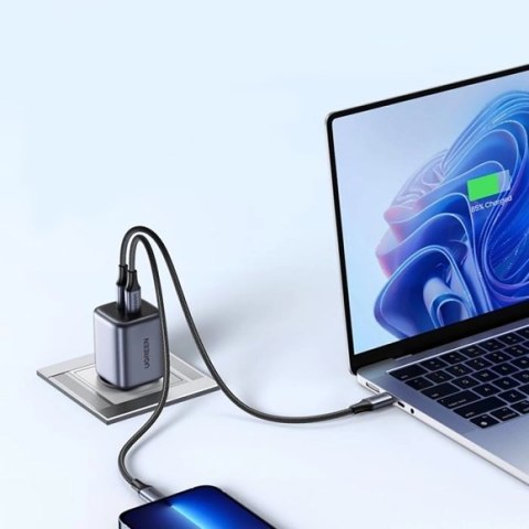 Ładowarka sieciowa Ugreen Nexode N Series X525 45W GaN 1x USB-A 1x USB-C - czarna