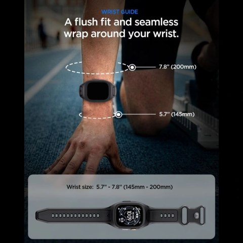 Pasek Spigen Liquid Air Pro na Apple Watch Ultra 49 mm - czarny