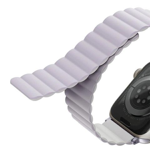 Pasek Uniq Revix na Apple Watch 42 / 44 / 45 / 49 mm - liliowo-biały