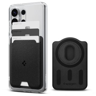 Portfel magnetyczny Spigen Urban Fit MagSafe na telefon - czarny